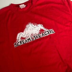 Disney Animal Kingdom Expedition Everest "Scream Like a Girl" T-Shirt Red 2XL